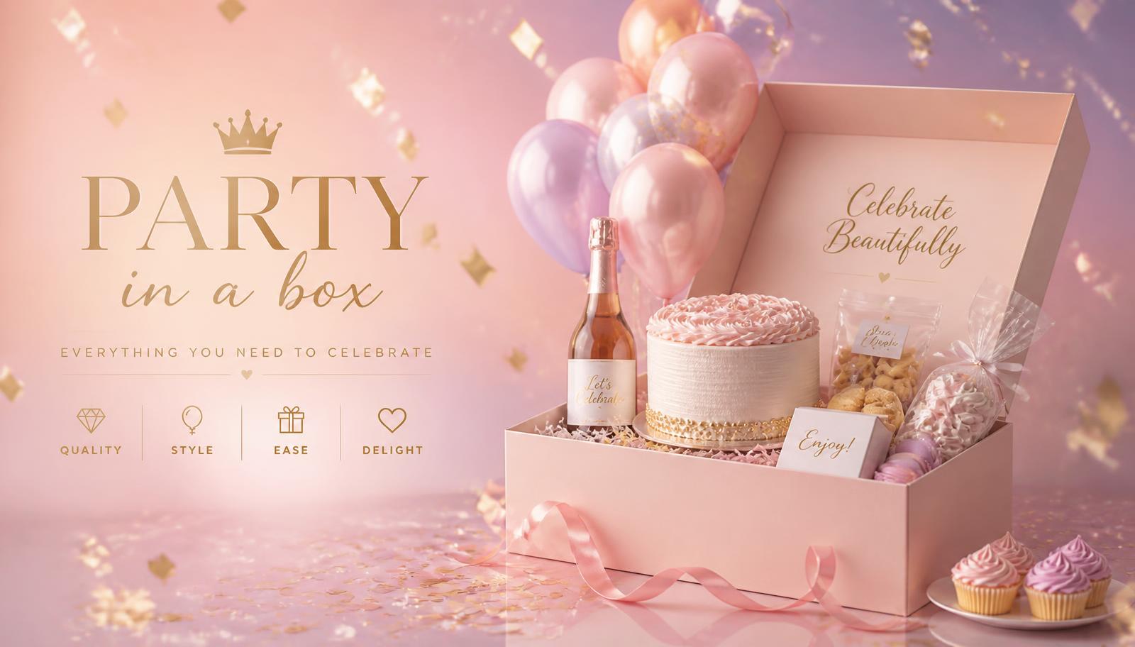 Detalhes de acabamento de uma Festa na Caixa finalizada